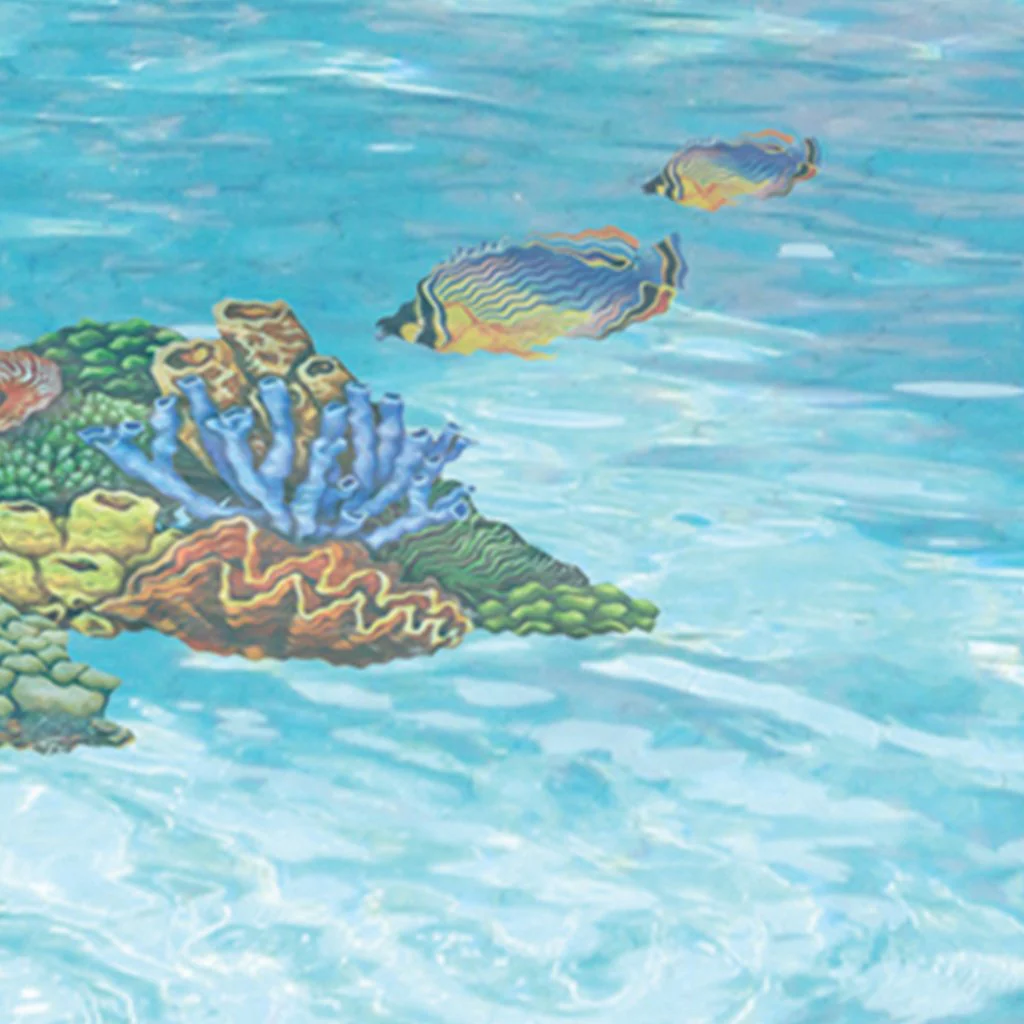 Redfin Butterflyfish - Pool Mosaic - Image 2