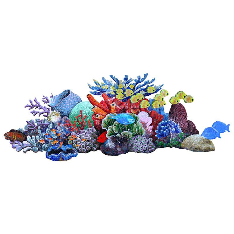 Reef Scene - Pool Mosaic