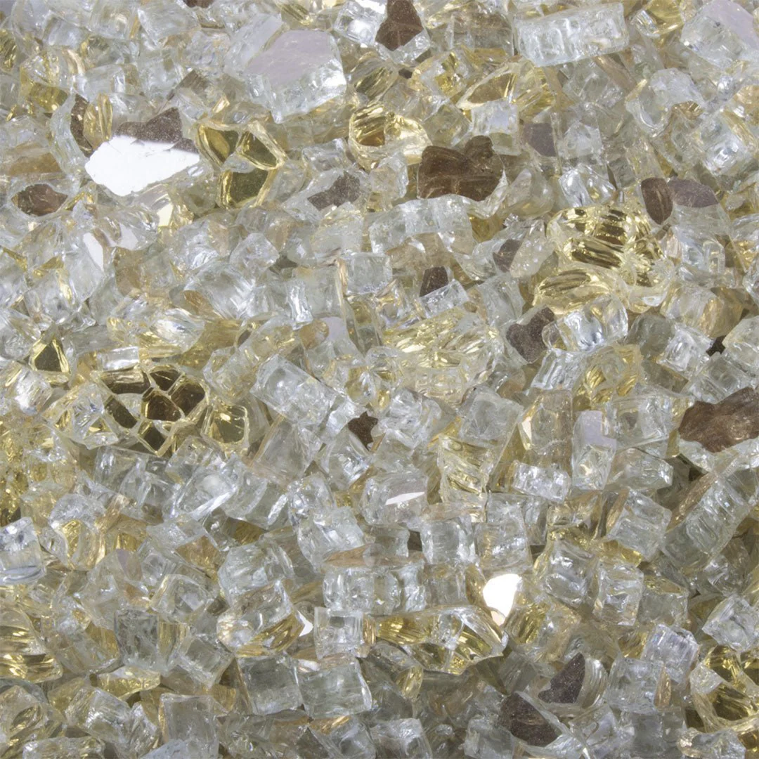 Reflective Fire Glass, 1/4" - Outdoor Fire Pit Media - Image 2