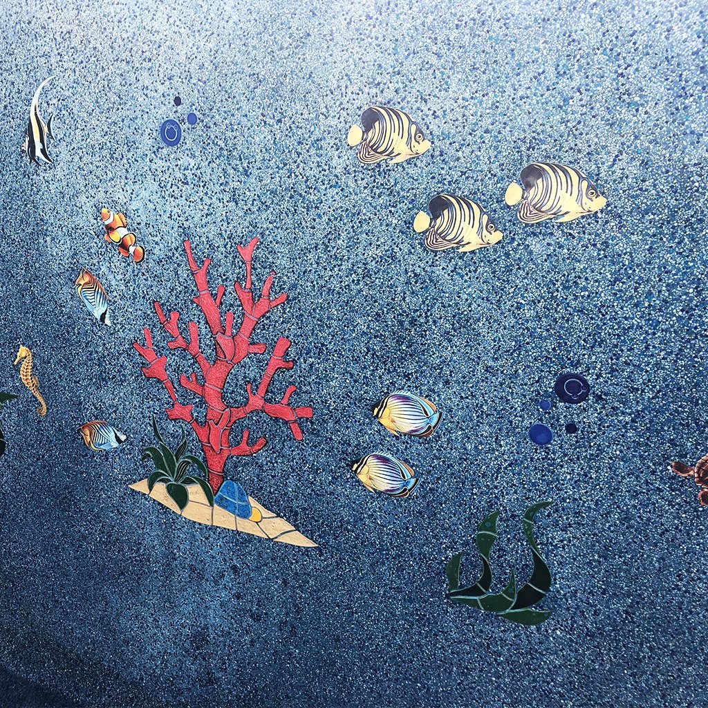 Regal Angelfish - Pool Mosaic - Image 2