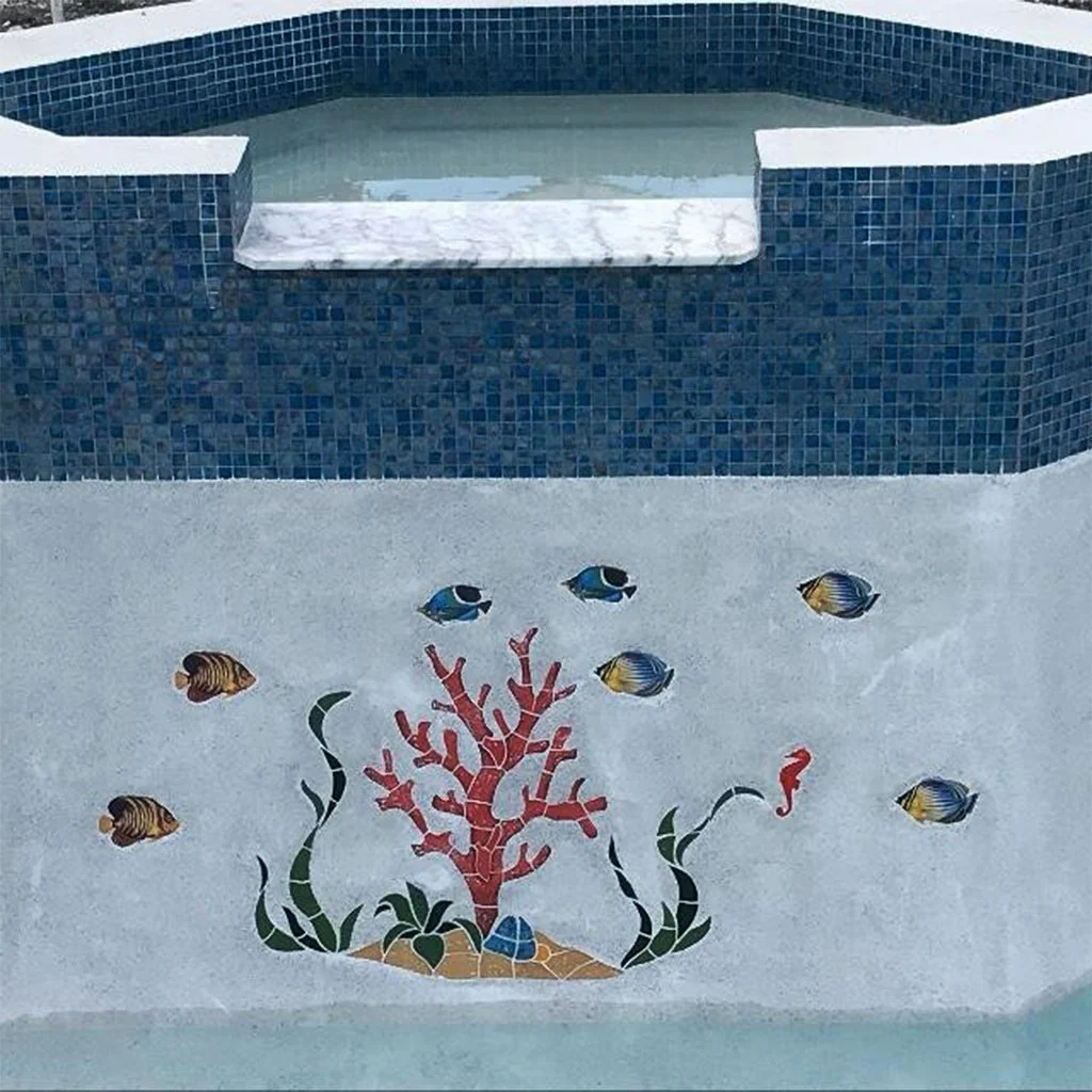 Regal Angelfish - Pool Mosaic - Image 3