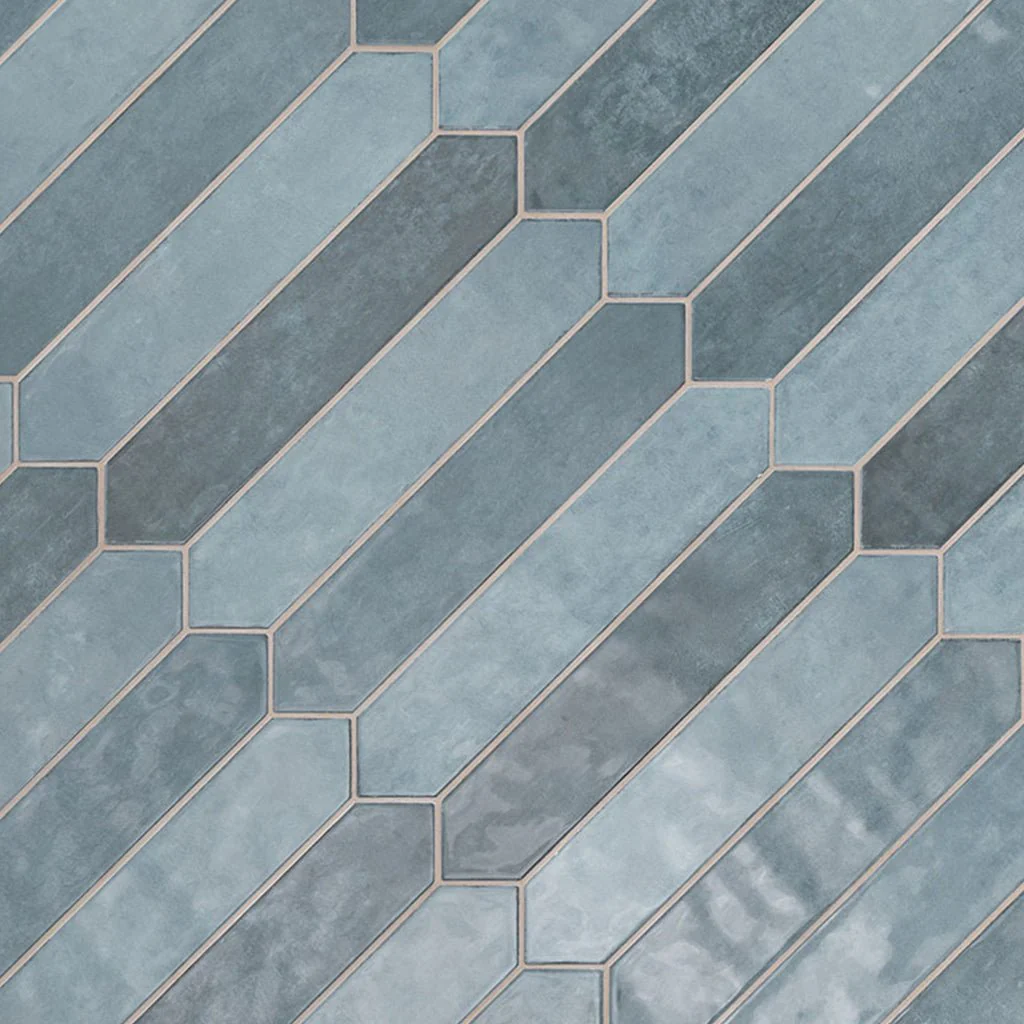 Renzo Denim Pickett, 2.5" x 13" - Ceramic Tile - Image 4