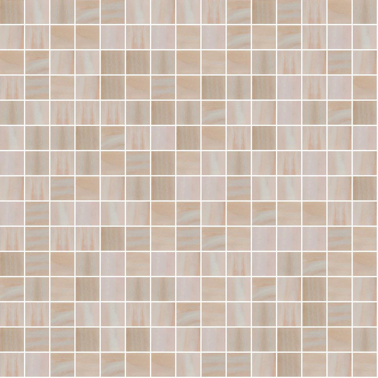 221 Rose Quartz, 3/4" x 3/4" - Glass Tile - Image 3
