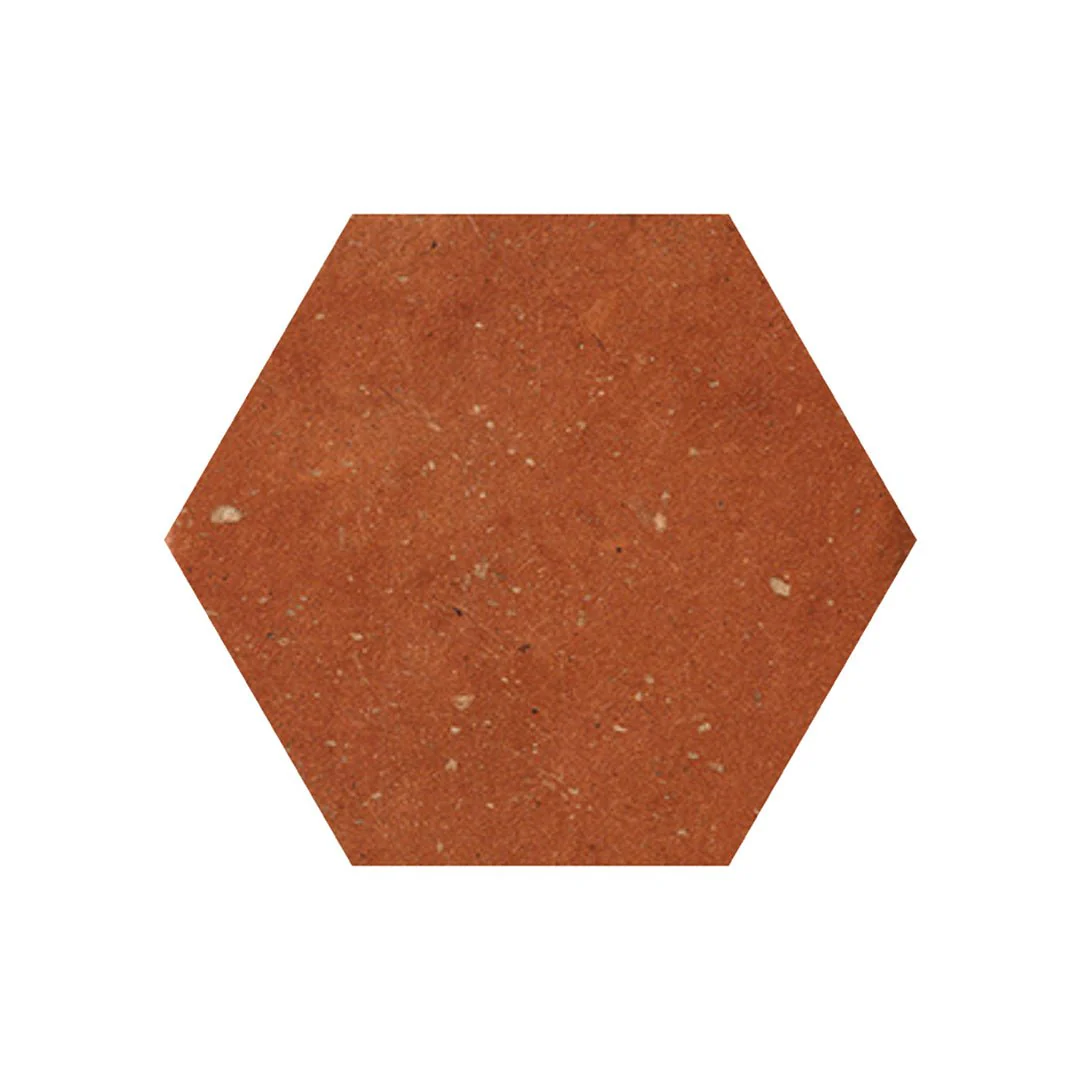 Rosso Siena Hexagon, 6" x 7" - Porcelain Tile