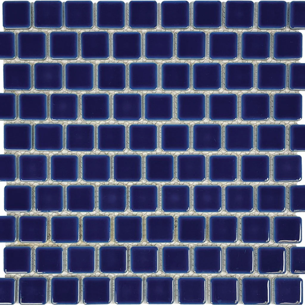 Royal Blue, 1" x 1" - Porcelain Pool Tile