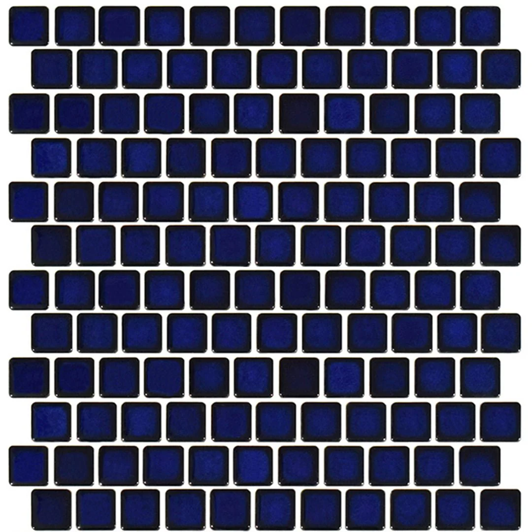Royal Blue, 1" x 1" - Porcelain Pool Tile