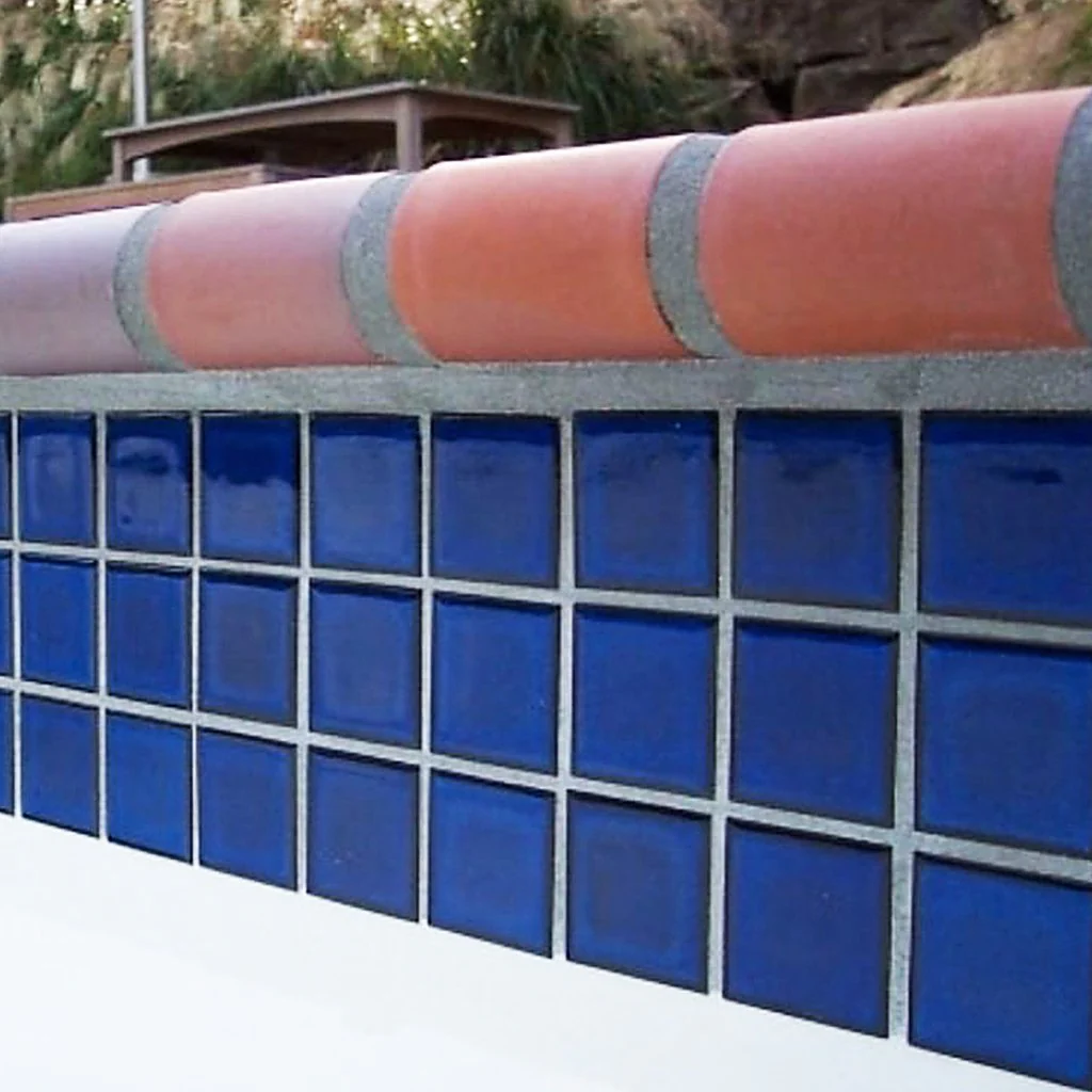 Royal Blue, 2" x 2" - Porcelain Pool Tile - Image 2