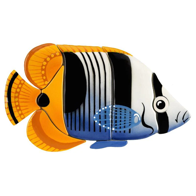 Saddled Butterflyfish - Pool Mosaic