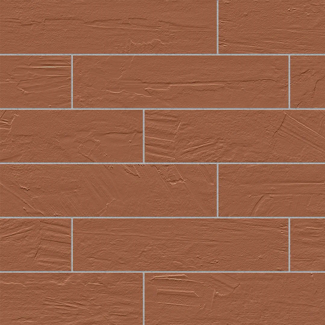 Saltstone Venetian Red, 6" x 24" - Porcelain Tile