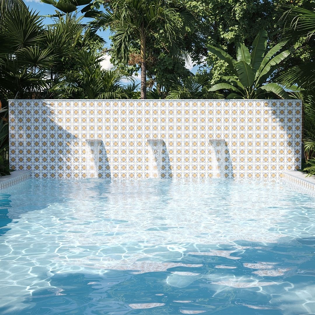 San Sebastian, 6" x 6" - Porcelain Pool Tile - Image 5