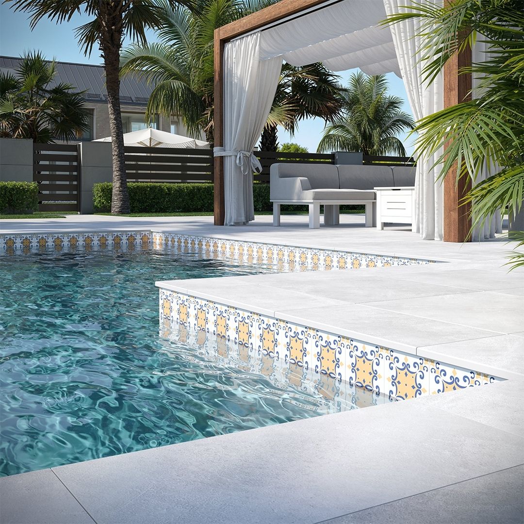 San Sebastian, 6" x 6" - Porcelain Pool Tile - Image 6