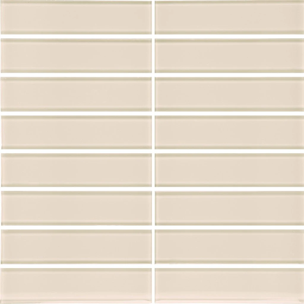 Sand, 1.5" x 6" Stacked - Glass Tile