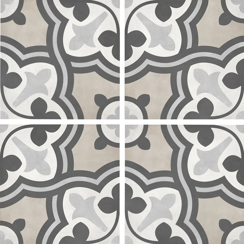 Sand Baroque, 8" x 8" - Porcelain Tile