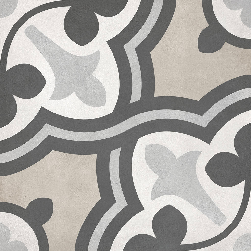 Sand Baroque, 8" x 8" - Porcelain Tile - Image 2