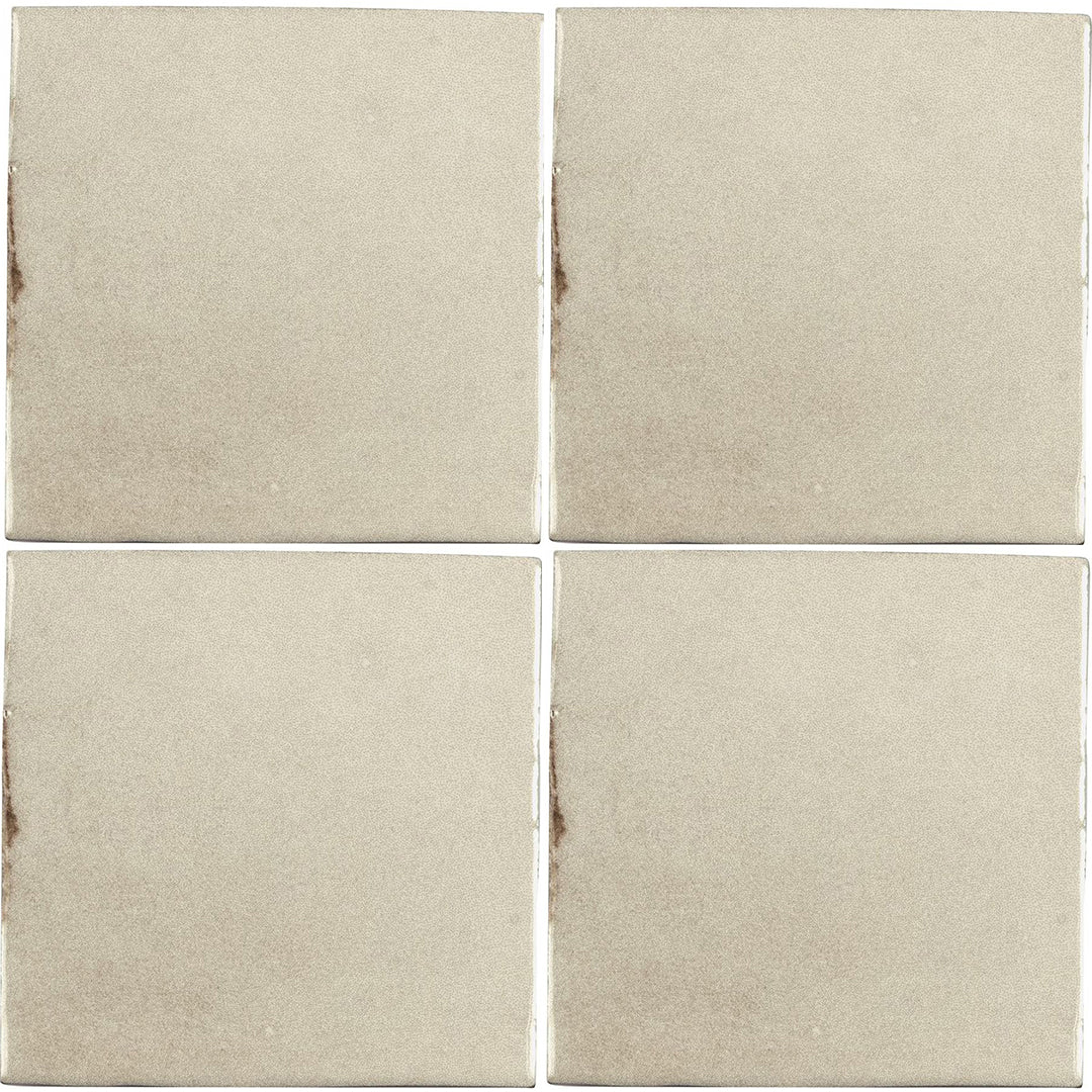 Sand Dune Zellige, 4" x 4" - Ceramic Tile