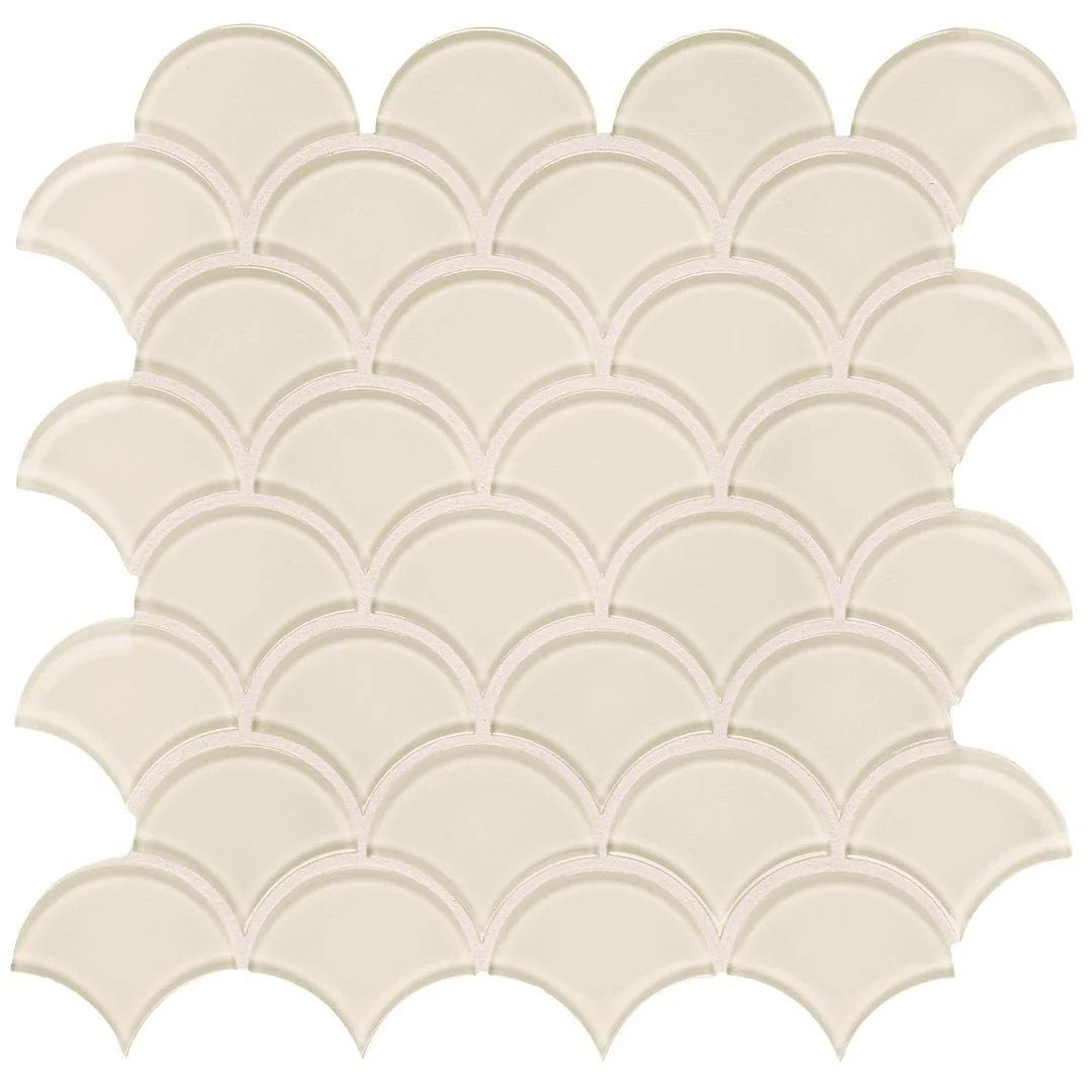Sand, Scallop - Glass Tile