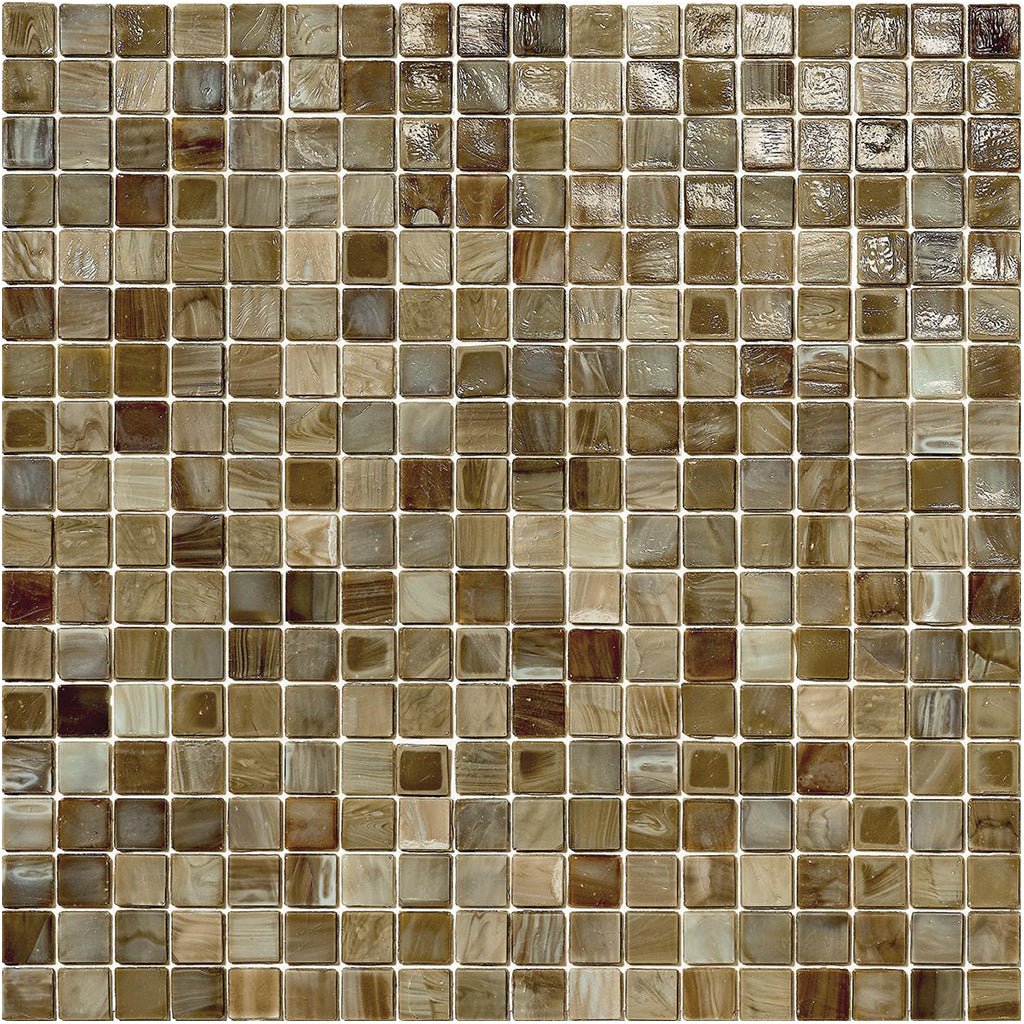 Sandalwood, 5/8" x 5/8" - Glass Tile