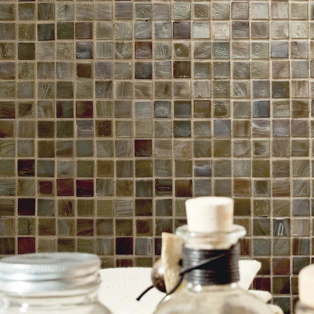 Sandalwood, 5/8" x 5/8" - Glass Tile - Image 3