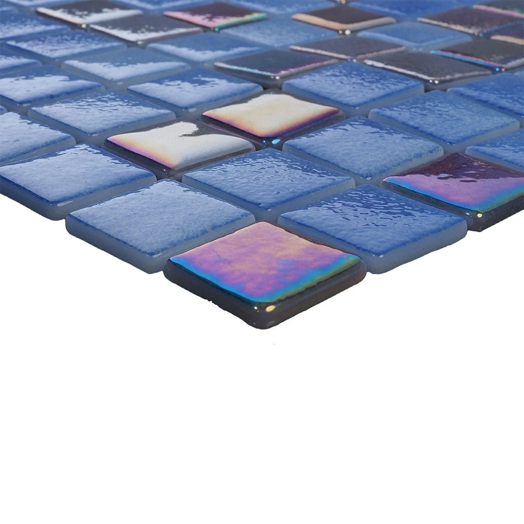 Sapphire Splash, 1" x 1" - Glass Tile - Image 3