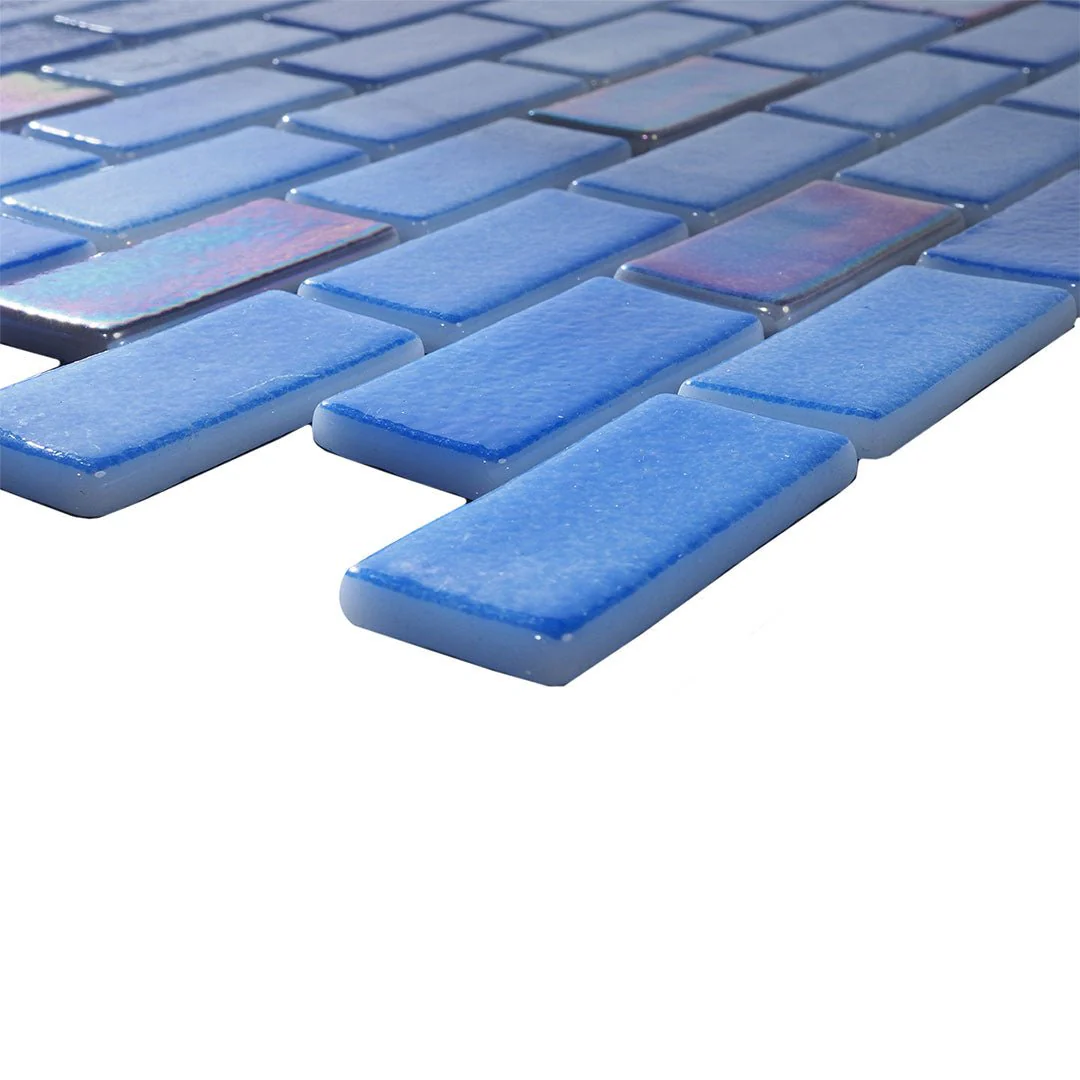 Sapphire Splash, 1" x 2" - Glass Tile - Image 2