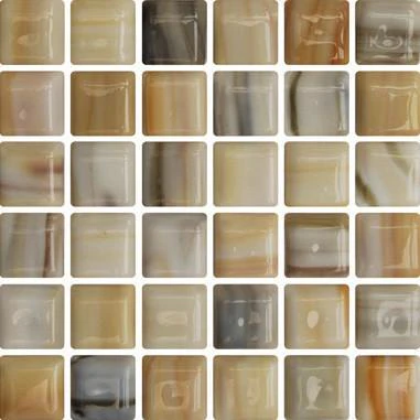 Satellite Dreams, 1" x 1" - Glass Tile