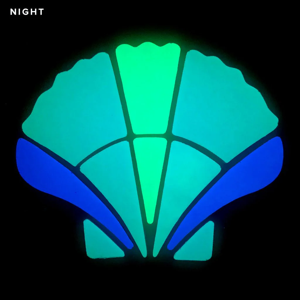 Scallop Shell, Medium - Glow in the Dark Pool Mosaic - Image 2