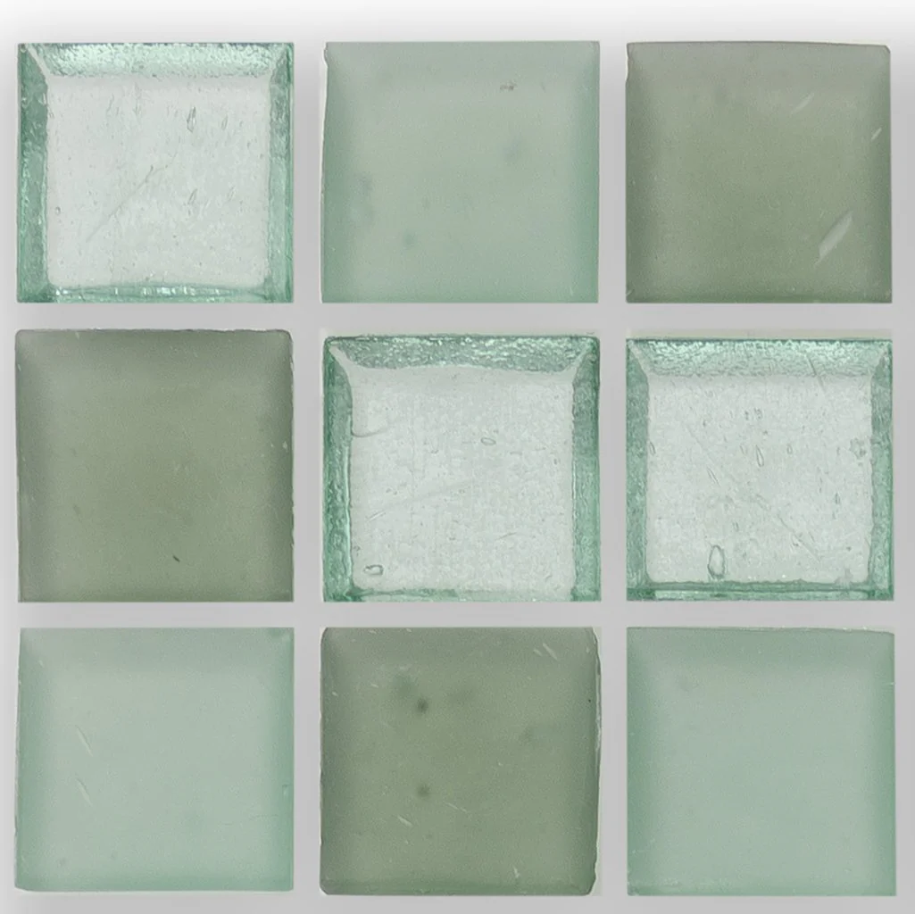 Seafoam, 1" x 1" - Glass Tile - Image 3