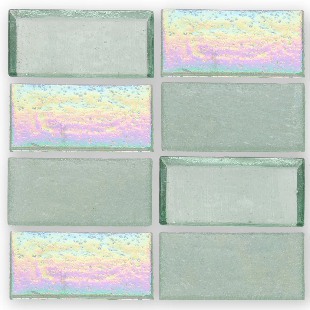 Seagrass, 1" x 2" Stacked - Glass Tile - Image 3