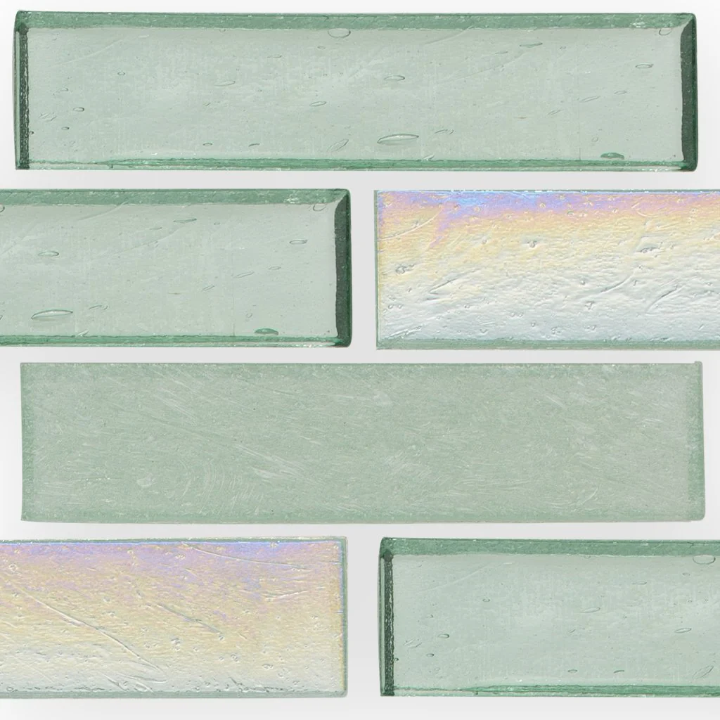 Seagrass, 1" x 4" Staggered - Glass Tile - Image 3