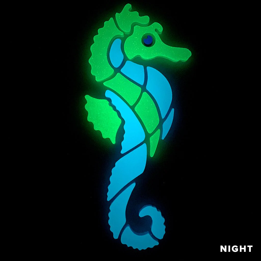 Seahorsey - Right - Glow in the Dark Pool Mosaics - Image 2