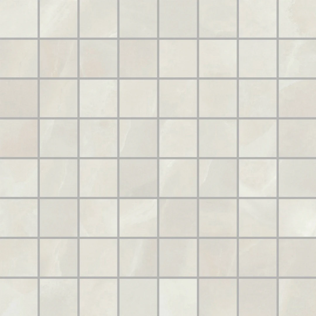 SeaMist White, 1 3/8” x  1 3/8” - Porcelain Tile