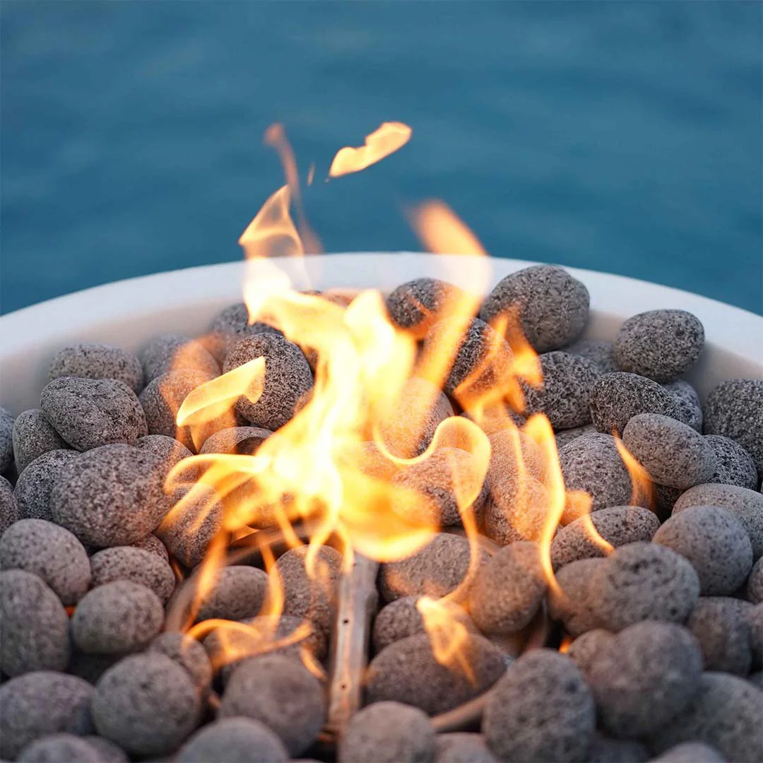 Sedona 27" Fire Bowl - GFRC Concrete - Fire Feature - Image 3