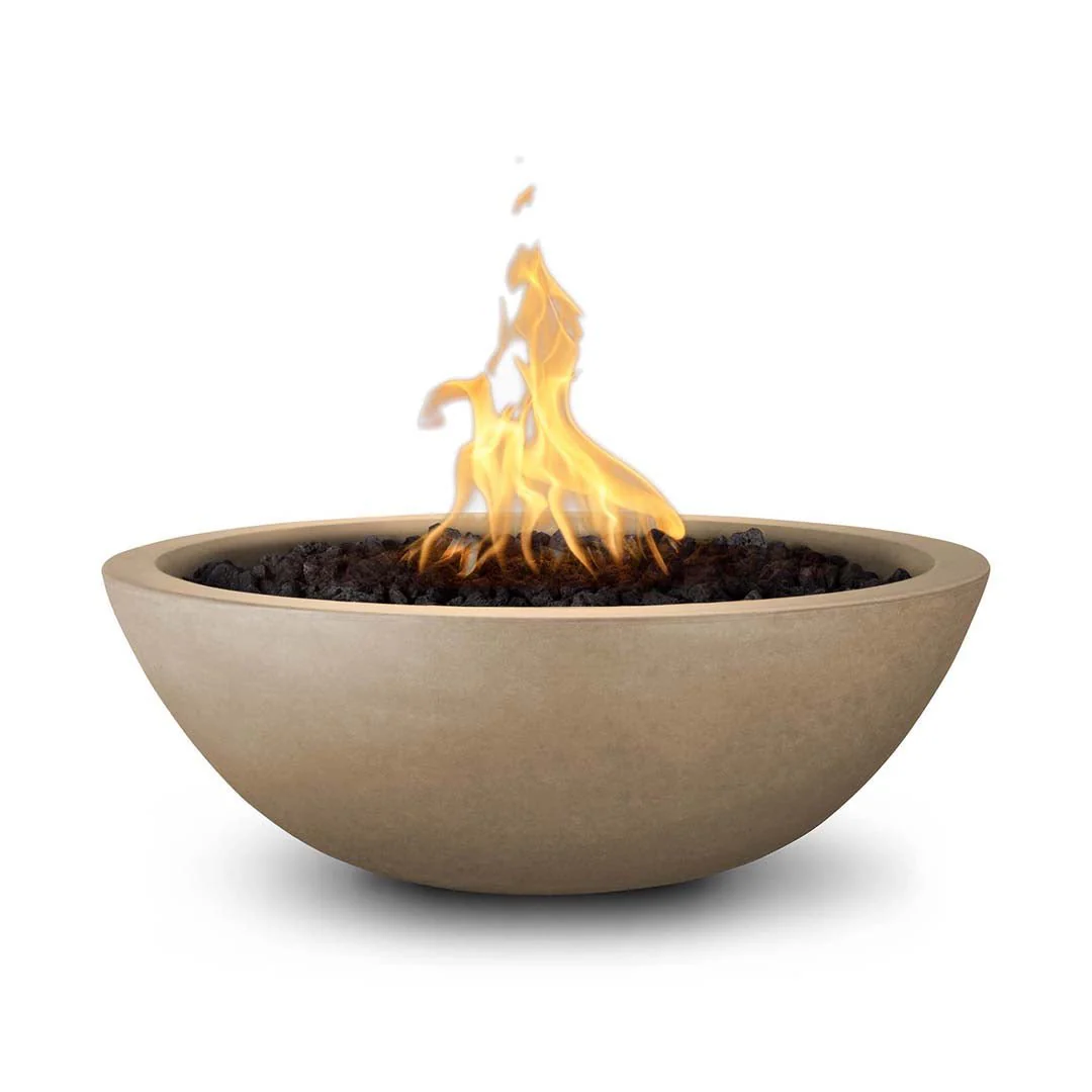 Sedona 27" Fire Bowl - GFRC Concrete - Fire Feature - Image 6