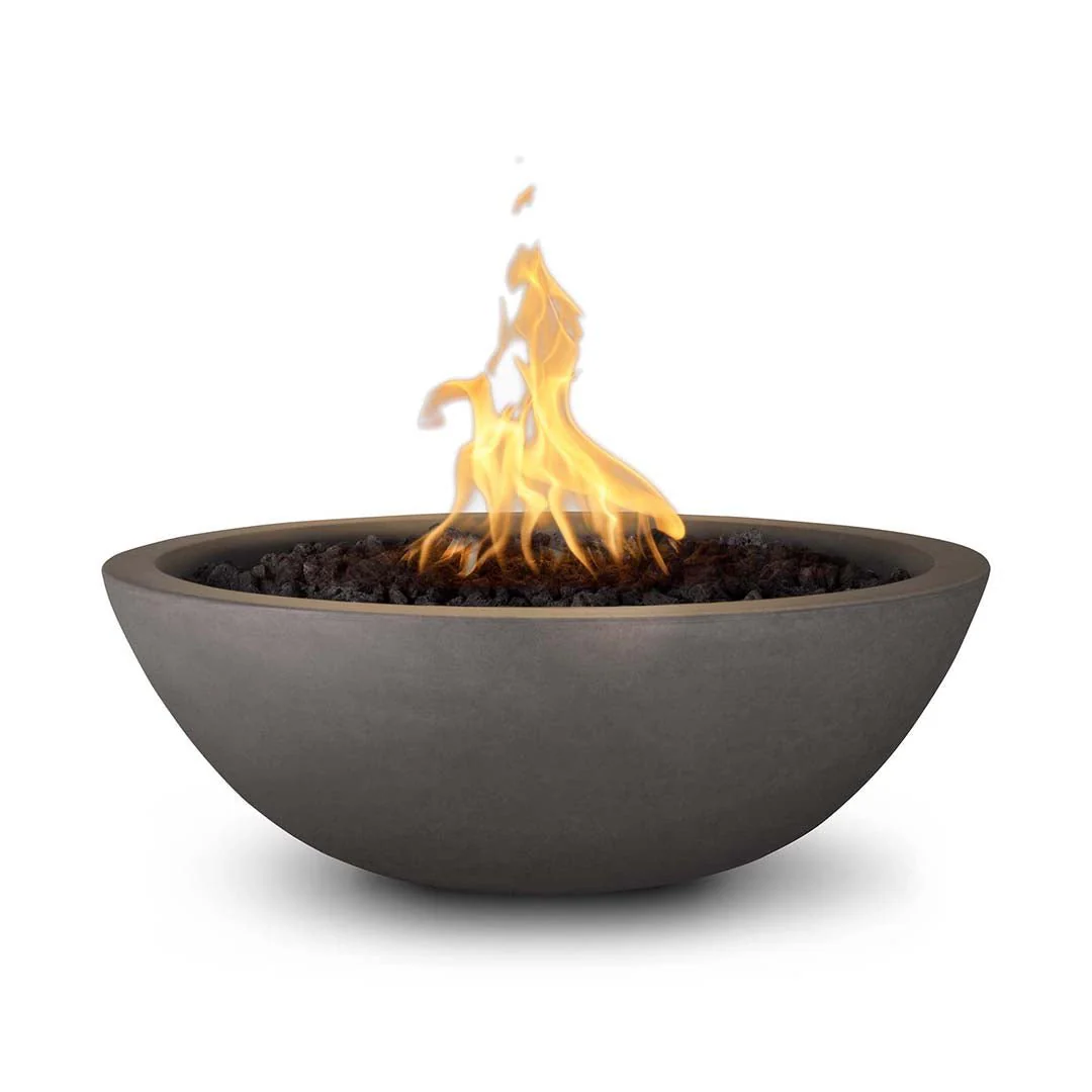 Sedona 27" Fire Bowl - GFRC Concrete - Fire Feature - Image 7