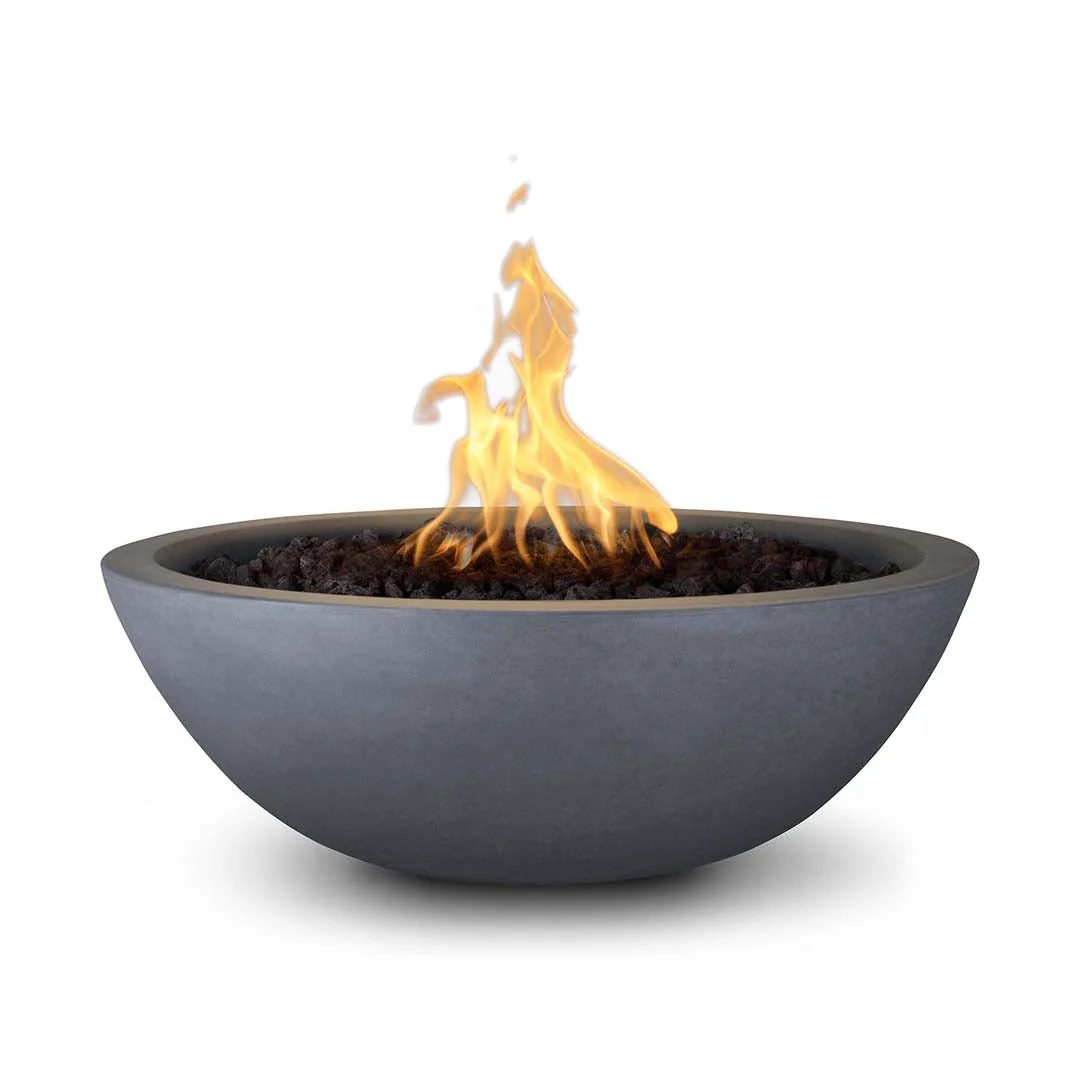 Sedona 27" Fire Bowl - GFRC Concrete - Fire Feature - Image 8