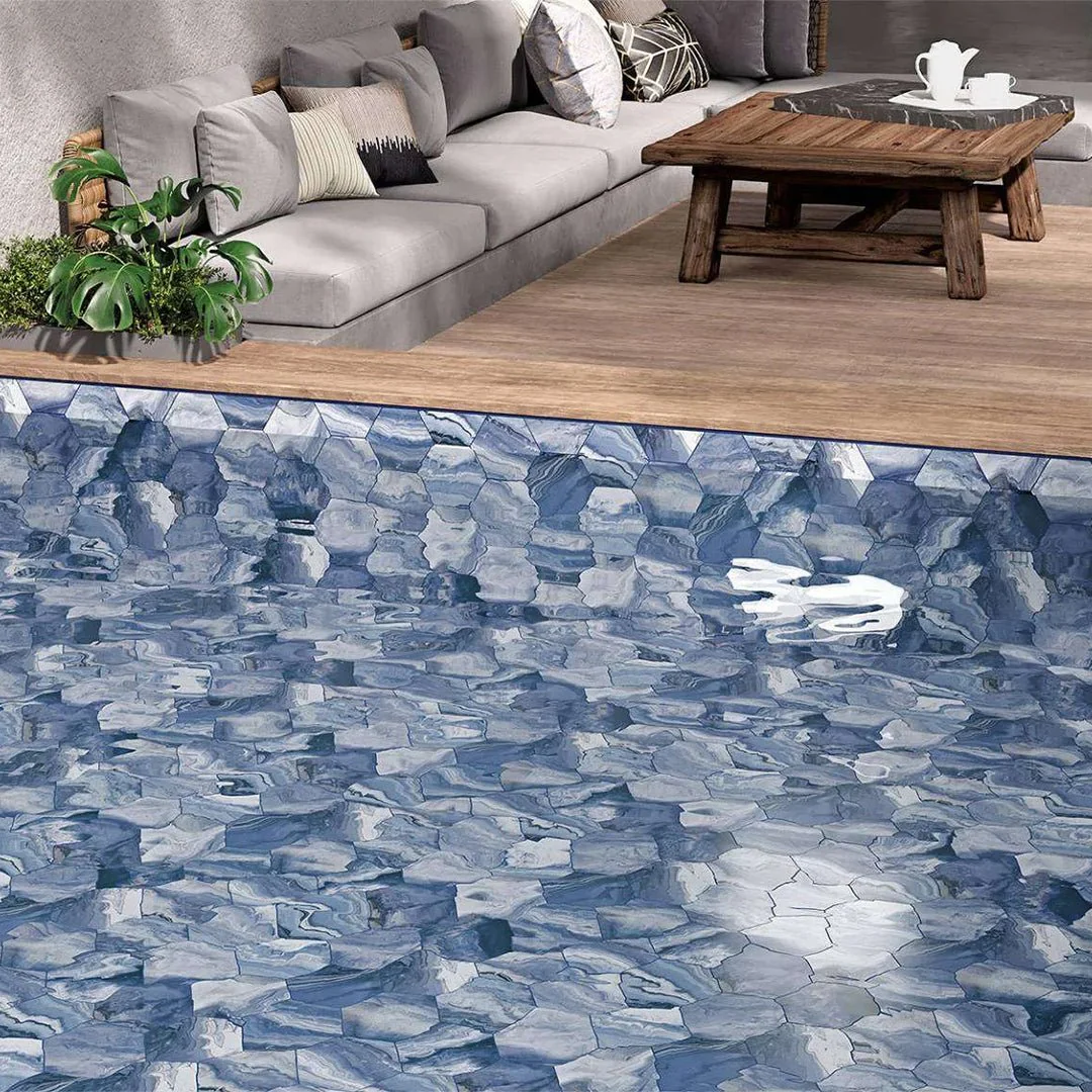 Selleny Ocean, Hexagon - Porcelain Tile - Image 2