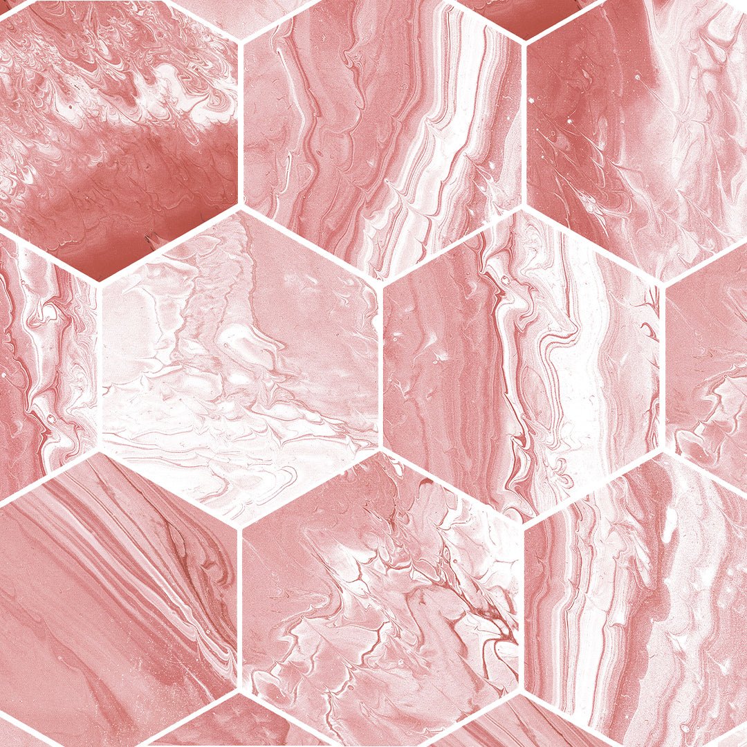 Selleny Salmon, Hexagon - Porcelain Tile