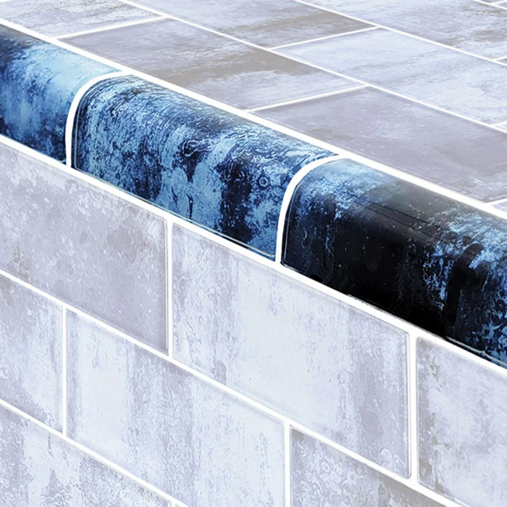 Shadow Blue, Trim 2" x 4" - Glass Tile
