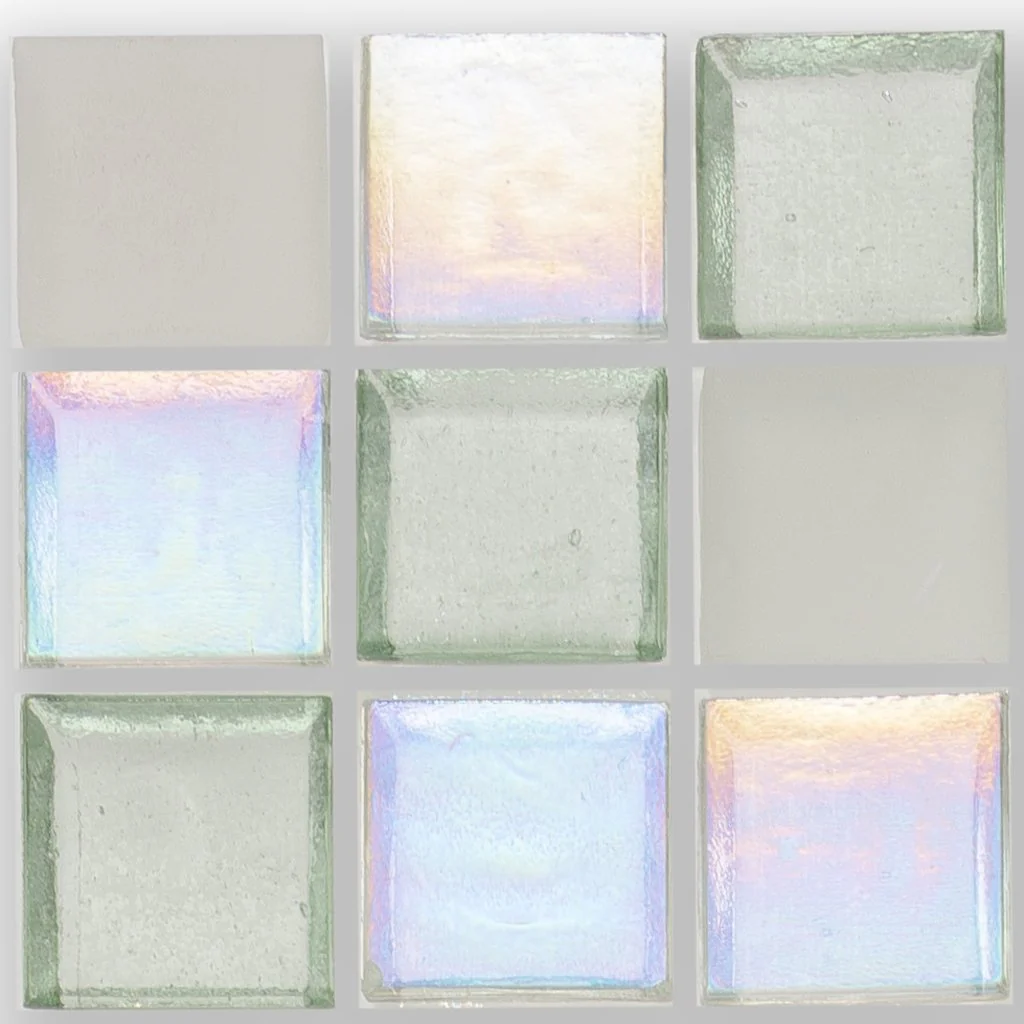 Shell, 1" x 1" - Glass Tile - Image 3