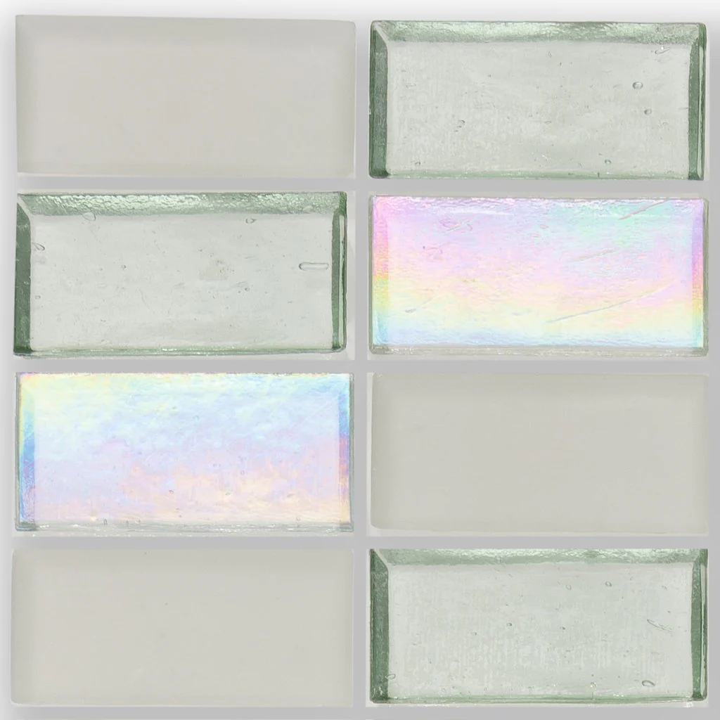 Shell, 1" x 2" Stacked - Glass Tile - Image 3