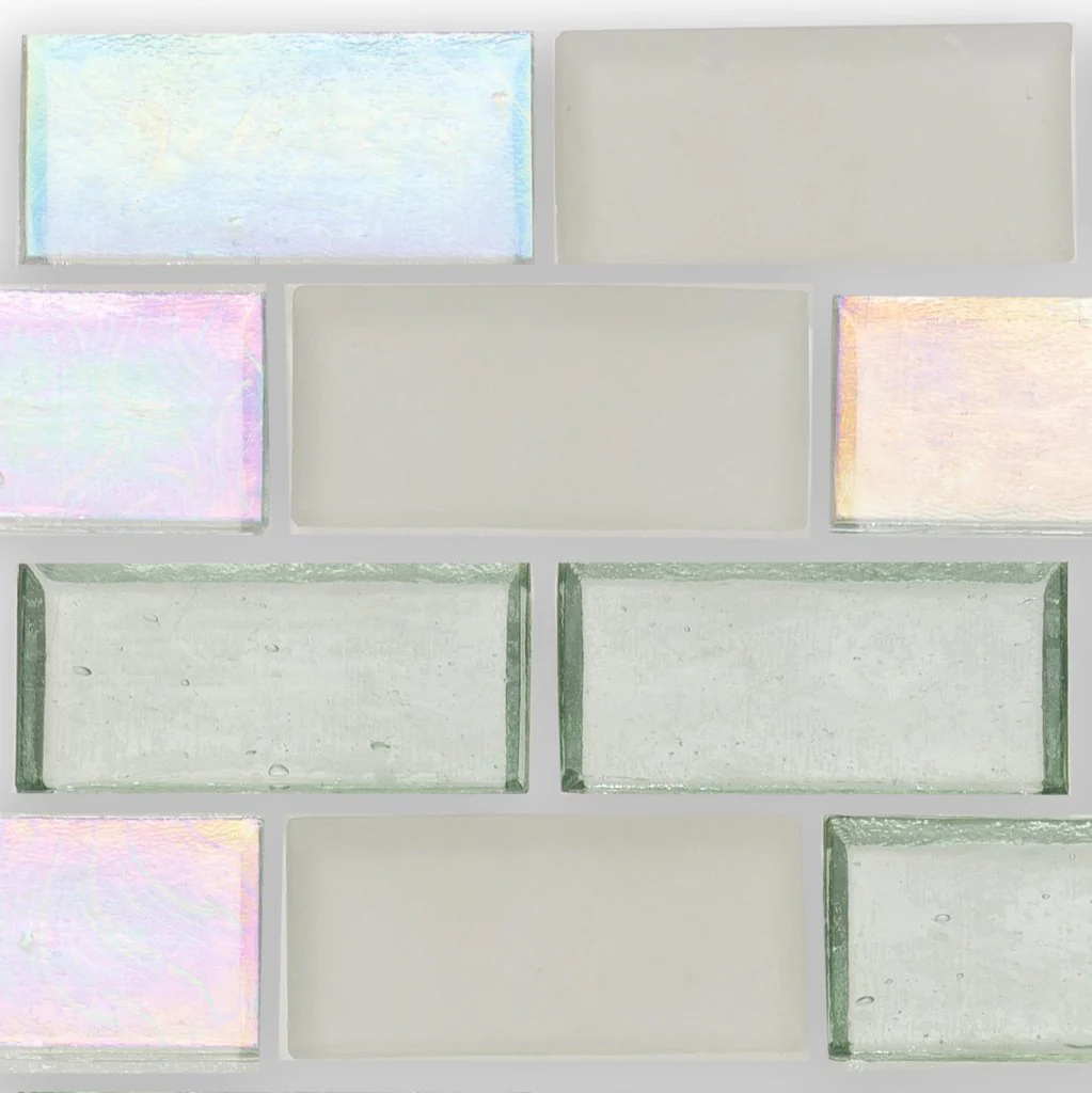 Shell, 1" x 2" Staggered - Glass Tile - Image 3