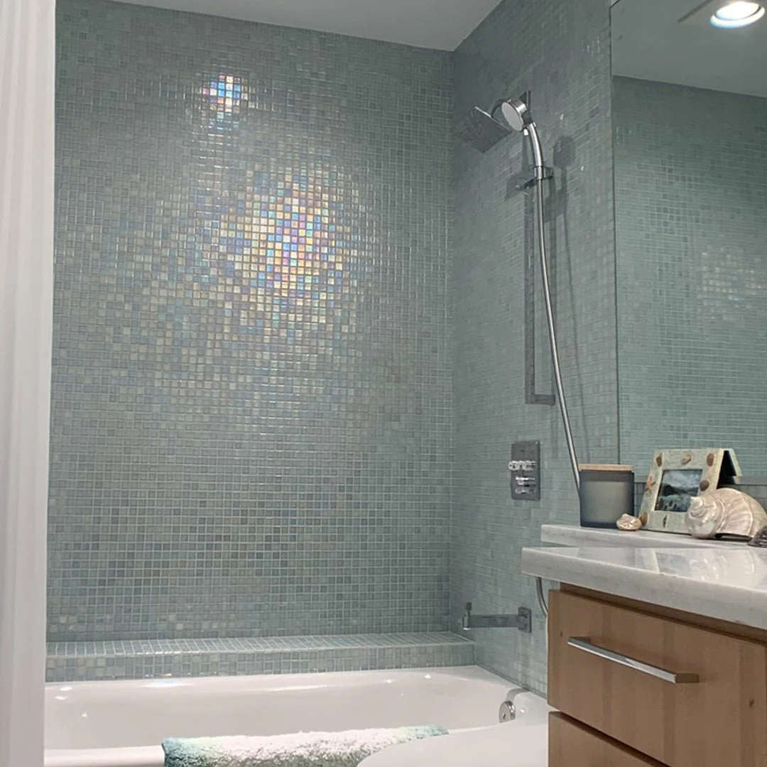 Shell Mystic 554, 1" x 1" - Glass Tile - Image 4