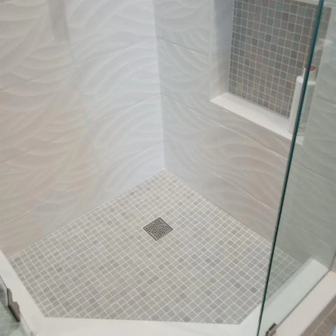 Shell Steel 557 Slip Resistant, 1" x 1" - Glass Tile - Image 2