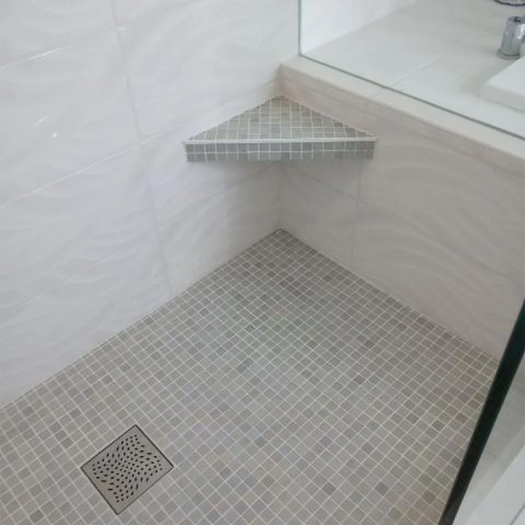 Shell Steel 557 Slip Resistant, 1" x 1" - Glass Tile - Image 3