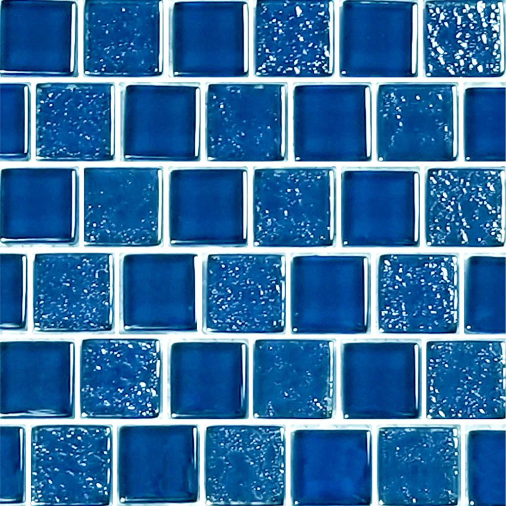 Signature Blue, 1" x 1" - Glass Tile