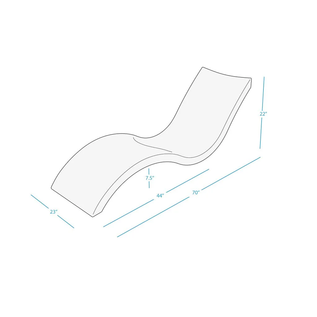Ledge Lounger Signature Chaise - Luxury Pool & Patio Furniture - Image 13