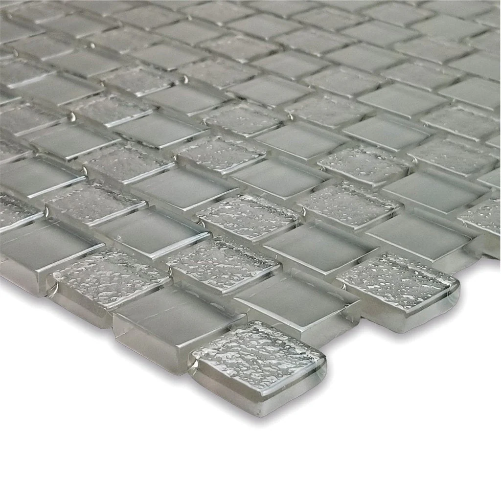 Signature Gray, 1" x 1" - Glass Tile - Image 2