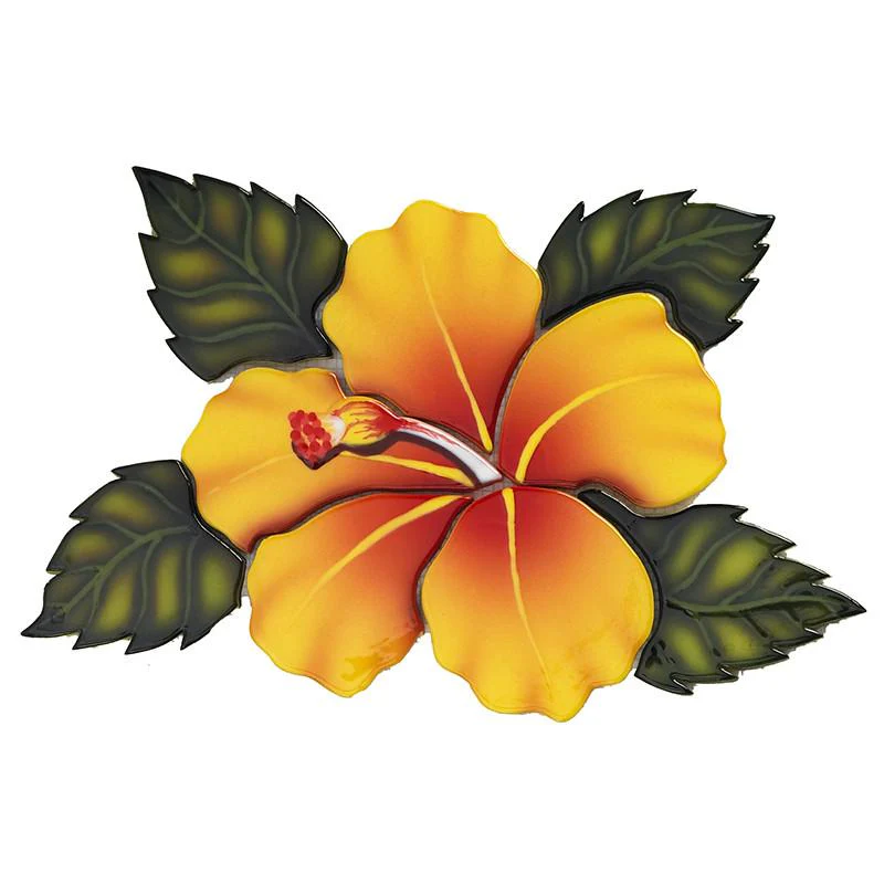 Single Hibiscus - Yellow - Pool Mosaic