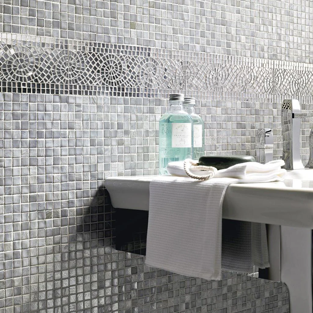 Slate, 5/8" x 5/8" - Glass Tile - Image 2