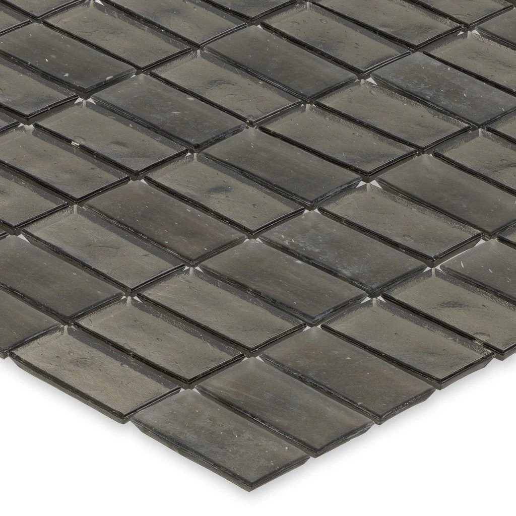 Smoke, 1" x 2" Stacked - Glass Tile - Image 2